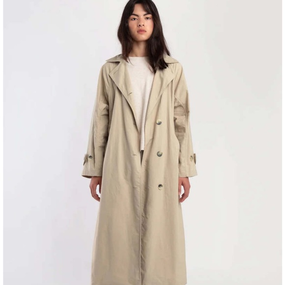 Micaela Greg Seamed Trench Coat - Picture 1 of 15
